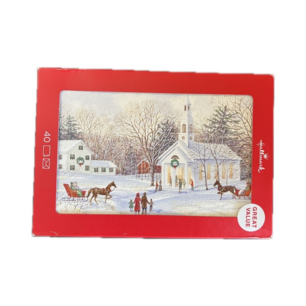 Hallmark Red Christmas Card Set
